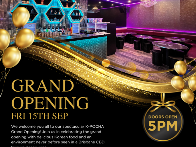 K-POCHA Grand Opening (9월15일)